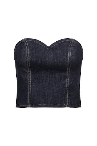 Only Onltıkı S/l Dnm Rınse Corset Top Gua Koyu Mavi15325559 001