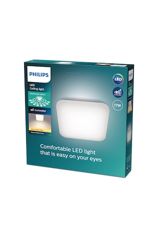 Philips Mauve Kare Plafonyer 17w 2700k Beyaz Philips Mauve Kare Plafonyer 17w 2700k Beyaz