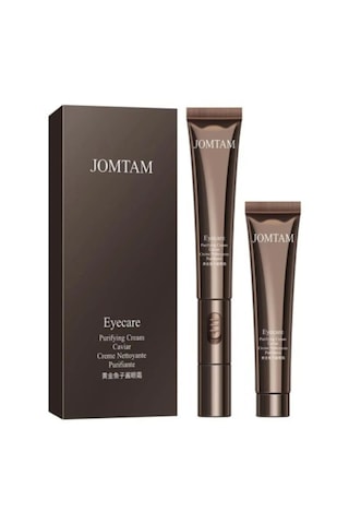 Jomtam Yedek Tüplü Elektrik Masajlı Altın ve Havyarlı Sıkılaştırıcı Göz Bakım Kremi 20 G