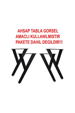 Metal Sehpa Ayağı 4 Lü Y Model Sehpa Ayakları Metal Ayak