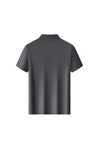 New Performance Premium Polo T-shirt %81,8 Naylon %18,2 Spandex Koyu Gri