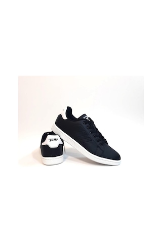 Jump 15306-15307 Siyah-beyaz Düz Taban Rahat Spor Ayakkabı Siyah - Beyaz