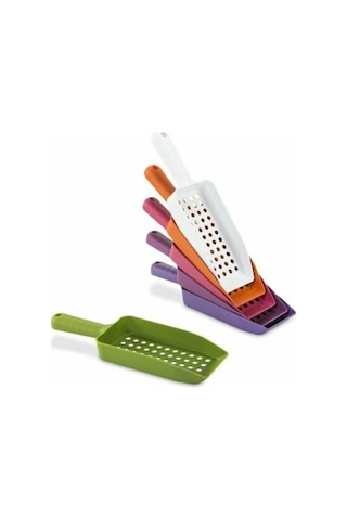 Kum Küreği + Paspas + Catmozz Açık Kedi Tuvaleti 50 x 35 x 13 CM Çok Renkli