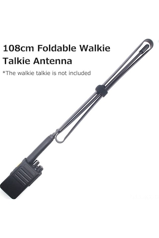 Fortunelane 108cm Katlanabilir Sma-female Anten, Vhf/uhf 144/430mhz, 5.0dbi Yüksek Kazanç, Çoklu Telsiz Uyumlu Radyo Anteni