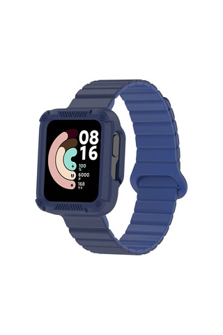 Xiaomi Redmi Watch 1 Silikon Kordon Zore Krd-105 Strap Kayış-lacivert