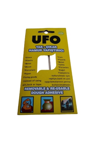 Ufo Tak-çıkar Hamur Yapıştırıcı - Çok Amaçlı Yeniden Kullanılabilir Yapışkan Ufo Tak-çıkar Hamur Yapıştırıcı - Çok Amaçlı Yeniden Kullanılabilir Yapışkan