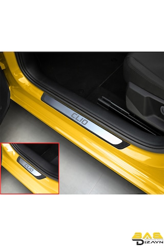 Renault Clio 5 Hb Kapı Eşik Koruması 2019 Ve Üzeri 4 Parça