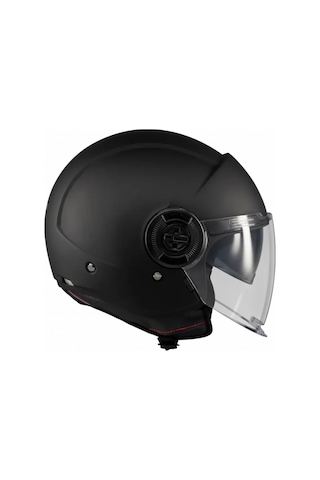 Mt Helmets Viale Sv Pure A1 Açık Kask Siyah