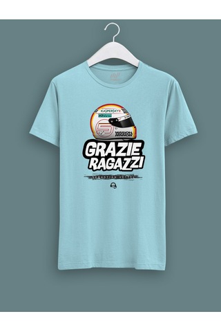Fnbx Sebastian Vettel Grazie Ragazzi T-shirt Turkuaz