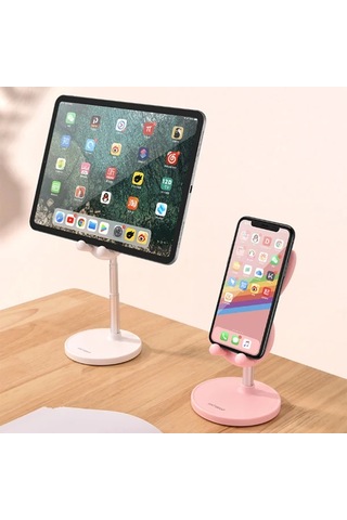Northcity Tavşan Desenli Ayarlanabilir Masa Üstü Telefon & Tablet Standı - Sevimli Hareketli Tutucu Diğer