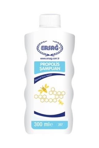 Ersağ Propolisli Normal ve Kuru Saçlar için Şampuan 300 ML