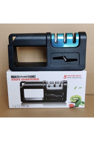 Yaozixa Mutfakta Çok Amaçlı Elden Bıçak & Makas Tasaklama Aleti - Hızlı Dört Fonksiyonlu, Dayanıklı Malzeme, Kompakt Tasarım