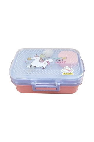 Akıllıelma-laxson Beslenme Kabı Çelik İthal Hurry Pembe Mor 97143 1431 Pembe - Mor