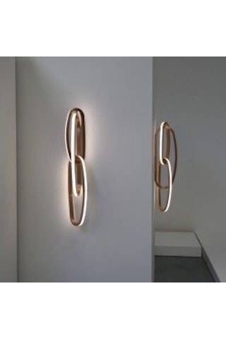 Gold Led 3 Lü Aplik Gold