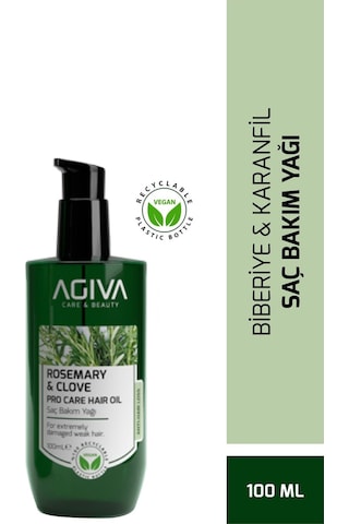 Agiva Biberiye&Karanfil Dökülme Karşıtı Saç Bakım Yağı 100 ML