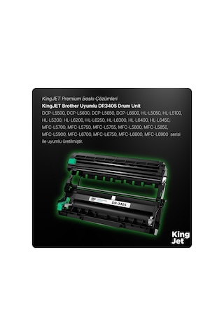 Kingjet Brother Uyumlu Dr-3405 Tekli Uyumlu Drum Ünitesi Dcp-l5500d