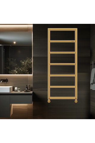 1200x500mm Trendy Parlak Bras Gold Altın Paslanmaz Çelik Havlupan