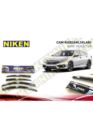 Honda Civic Kromlu Cam Rüzgarlığı Niken 2007-2011