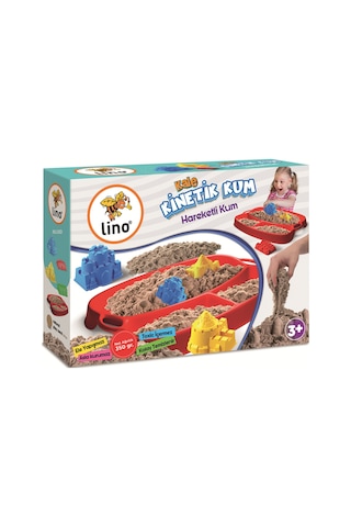 Kinetik Kum Seti - Kalem Temalı 350gr Kum + Tepsi + 4 Kalıp Kum Rengi