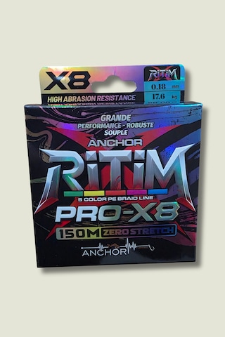 Anchor Ritim X8 Pe 150 Mt X8 Pe Multicolor İp Misina