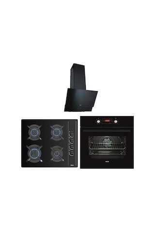 Teka Hak 629 Bk - GBC 64002 KBC - TVT 60.1 Ankastre Set Siyah