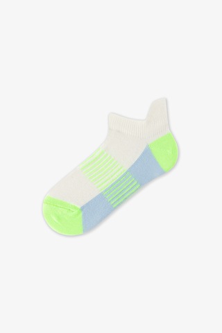 Penti Renkli Erkek Çocuk Neon Green Blue 3'lü Tab Patik Çorap