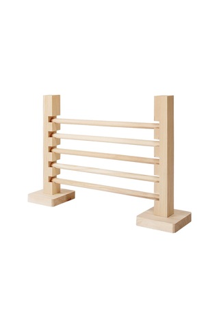 Hangfox Ahşap Kedi Tavşan Egzersiz Engeli, Yüksekliği Ayarlanabilir, Stüdyo Oyun Eğitimi Oyuncak, Dayanıklı Tabanlı Hareket Enstrümanı