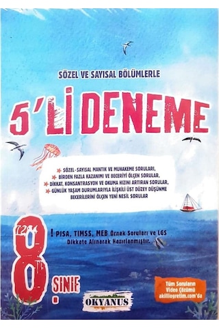 8. Sınıf 5'li Deneme - Okyanus Eğitim