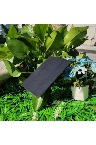 Yuntech01 Siyah Güneş Enerjili Fonten, 1.5w Toprak Somunu, 4 Farklı Sprey Modu, Bahçe Akvaryum Su Görünümü, Kolay Kurulum