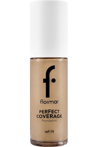 Flormar Perfect Coverage Yoğun Kapatıcı Su Bazlı Fondöten (Soğuk Alt Ton) -108 Honey -8682536058285