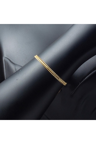 Bilezikci Örme Zincirli 14 Ayar Altın Bileklik BLISY14K21048 Sarı Altın