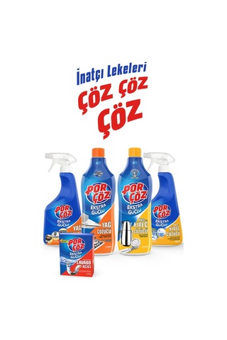 Porçöz Çamaşır Makinesi Temizleyici 4 x 250 ML