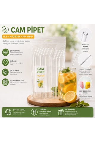 Yakut-12964 Pipet 19.5cm Poşetli Ambalaj Cam - 25'li Paket Diğer