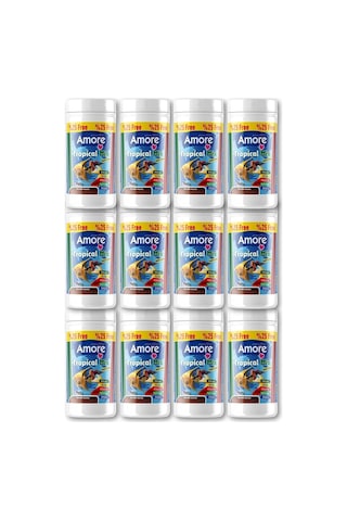 Lepistes-melek-plati-moli Balığı Granül Yemi 12x125 Ml Tropikal Mix Selection