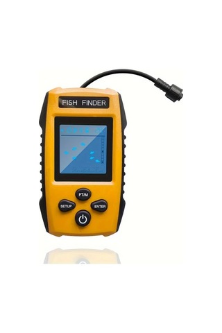 Willowhaven Tl88 Sarı Kablolu Portatif Sonar Balık Bulucu 45 Derece Derinlik Sensörü Göl Ve Deniz Balıkçılığı İçin