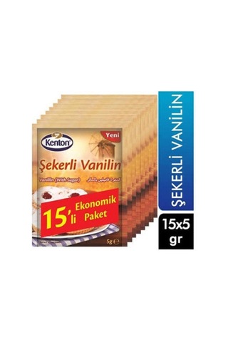 Kenton Şeker Vanilin 15 Li 5 Adet Kenton Şeker Vanilin 15 Li 5 Adet