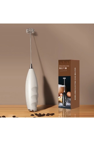 Elmpaly Beyaz 1 Adet Taşınabilir Elle Tutulan Süt Köpürtücü Ve Mini Çırpıcı Diğer