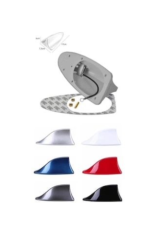 Elektrikli Shark Köpekbalığı Balina Anten Tam Fonksiyonlu Gri