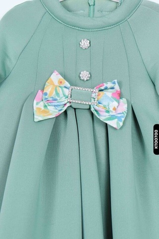 Xo Kids Kız Çocuk Elbise 2-7 Yaş 10057 Yeşil