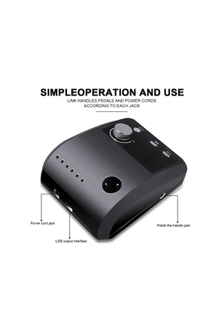 Jialan 45000rpm Elektrikli Tırnak Matkap Makinesi Çivi İçin