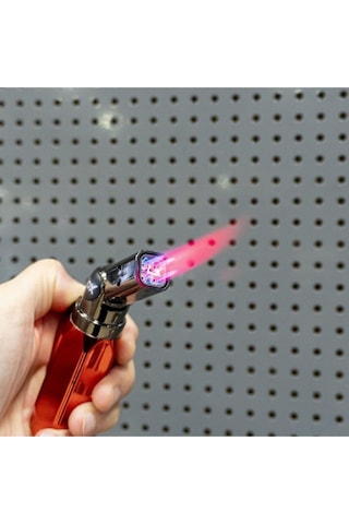Rox Dört Alev Çıkışlı Mini Torch Pürmüz Siyah