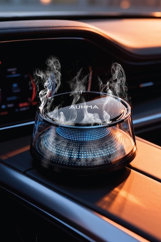 Auhma Af-12 Araç İçi Nemlendirici & Koku Makinesi Nano Mist Sessiz Çalışma Aromaterapi Difüz