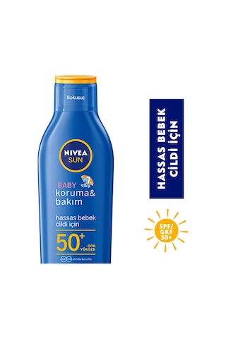 Nivea Sun SPF50+ Bebek Güneş Sütü 200 ML