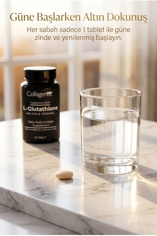 Collagen Forte Platinum L-Glutathione With Hya & Vitamin C 30 Tablet