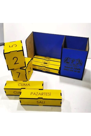 Masa Takvimi-kalemlik Kişiye Özel