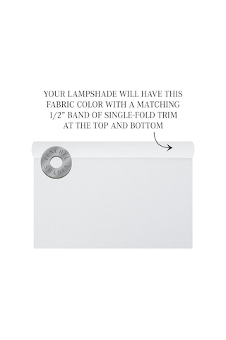 Abajur 13 'üst Çaplı X 15' Alt Çaplı X 15 'yıkayıcı İle Eğik Yükseklik Örümcek Arp Beyaz Beyaz