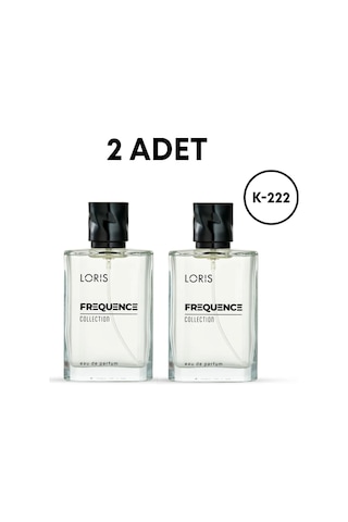 Loris K-222 Frequence Kadın Parfüm 50 ML X 2 Adet Oryantal Loris K-222 Frequence Kadın Parfüm 50 ML X 2 Adet Oryantal