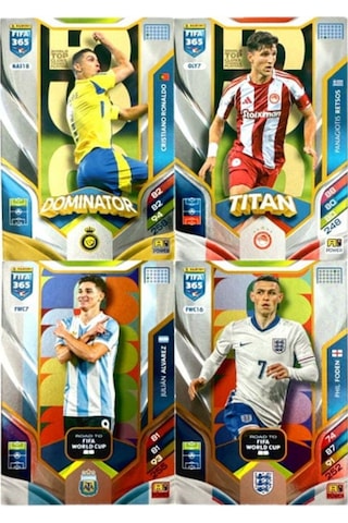Panini Fifa 2026 Premium 5 Paket - 50 Kart 30 Core 5 Fans 5 Power 5 Jewel 5 Limited Edition