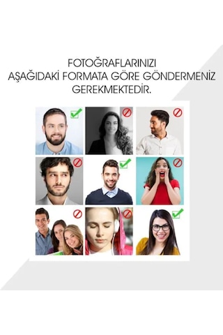 Karı Koca Aile Tasarımlı Buzdolabı Magneti/resim Gönder Magnet