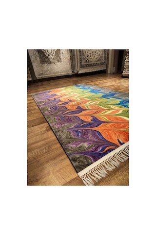 Ebru 9905c Multi Halı Çok Renkli